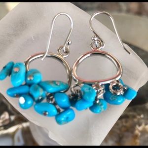 Pangea Mines Turquoise Earrings MSRP $399